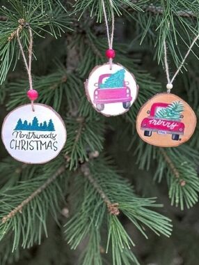 Christmas Ornaments Red Truck Series (CHR7)